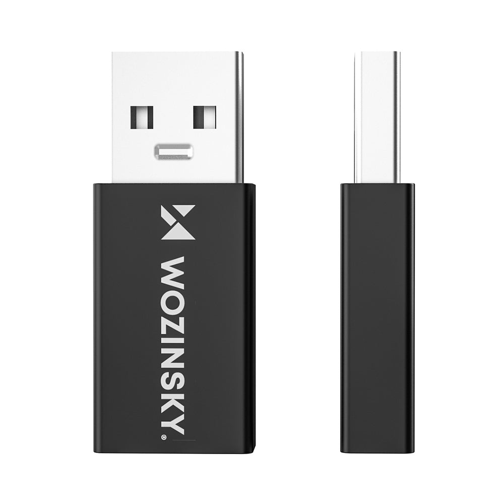 Wozinsky WAAC-01 USB-A - USB-C OTG-adapter - Svart