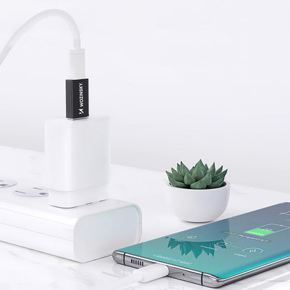 Wozinsky WAAC-01 USB-A - USB-C OTG-adapter - Svart