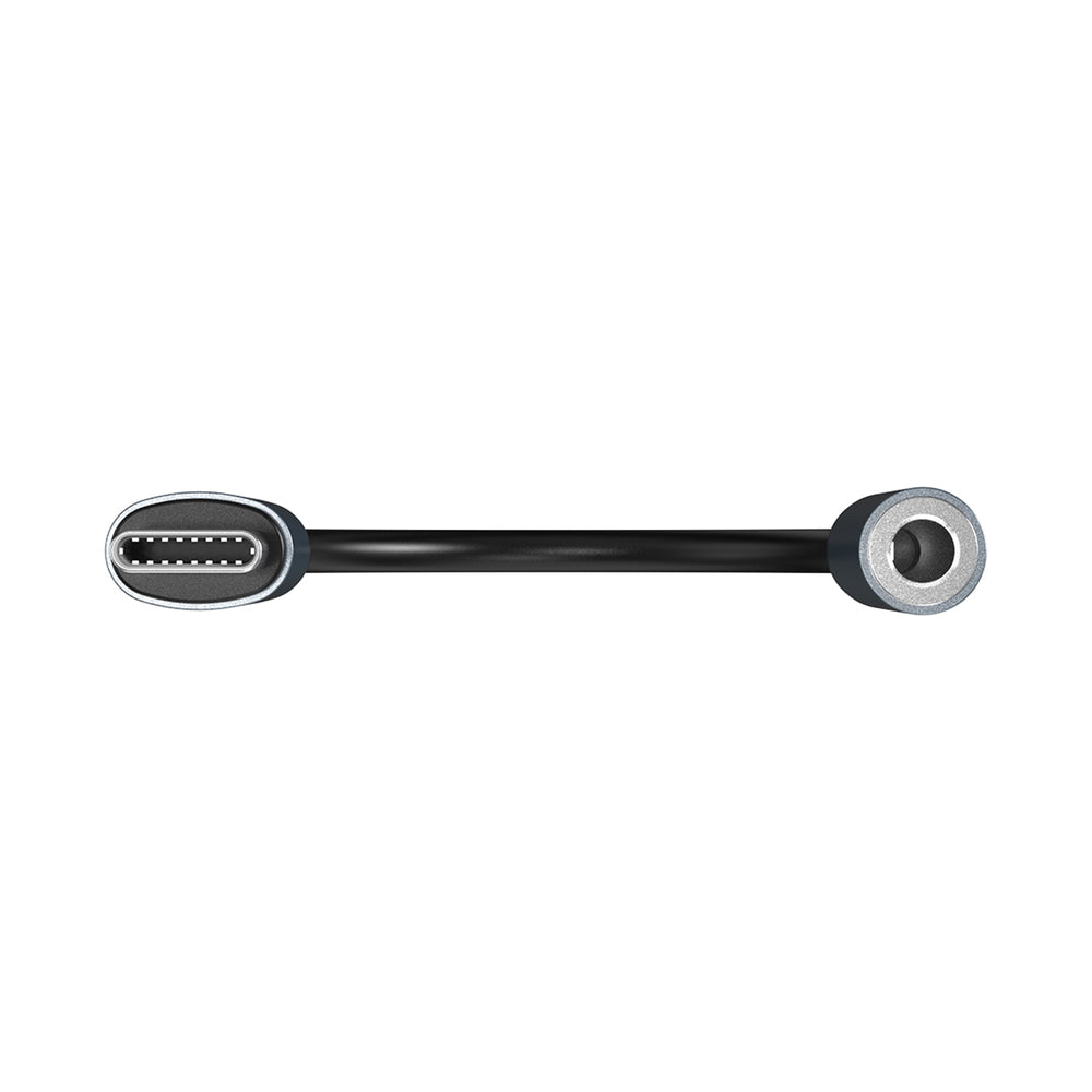 Wozinsky WACM-01 USB-C Adapter - 3,5 mm Mini Jack - Svart