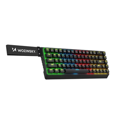 Wozinsky WKGP-1165 Mekaniskt speltangentbord med RGB-bakgrundsbelysning - svart