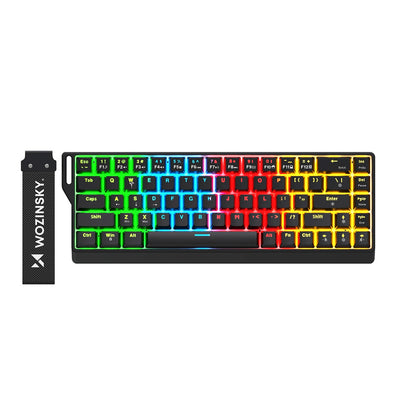 Wozinsky WKGP-1165 Mekaniskt speltangentbord med RGB-bakgrundsbelysning - svart