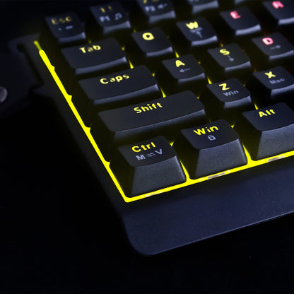 Wozinsky WKGP-1165 Mekaniskt speltangentbord med RGB-bakgrundsbelysning - svart