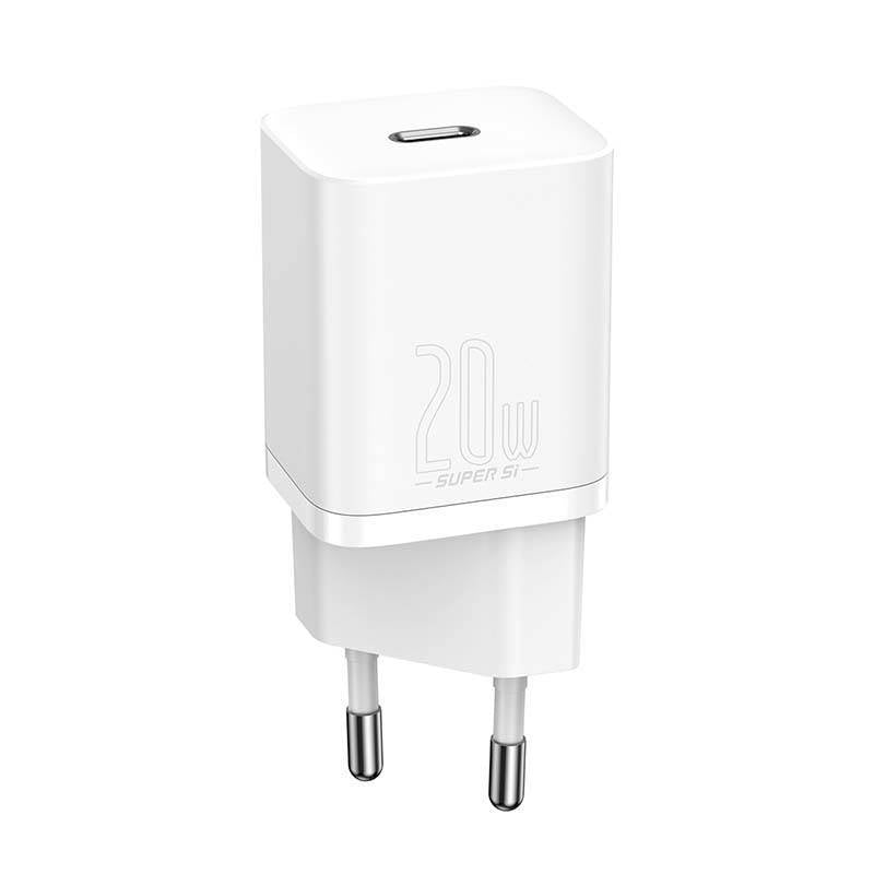 Baseus Super Si snabbladdare 1C 20W (vit