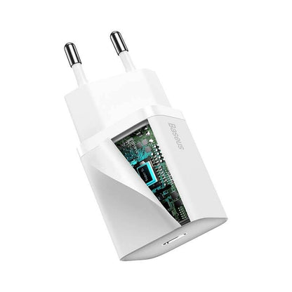 Baseus Super Si snabbladdare 1C 20W (vit