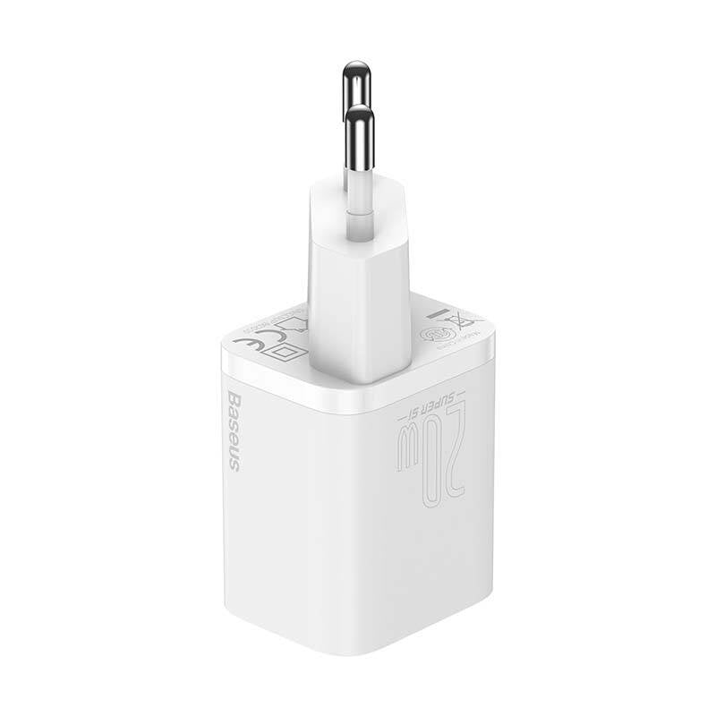 Baseus Super Si snabbladdare 1C 20W (vit