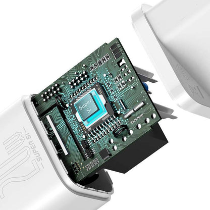 Baseus Super Si snabbladdare 1C 20W (vit