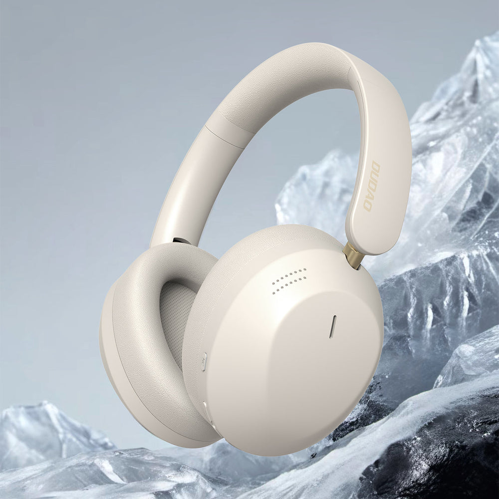 Dudao X22 Max trådlösa Bluetooth-hörlurar med ANC - beige
