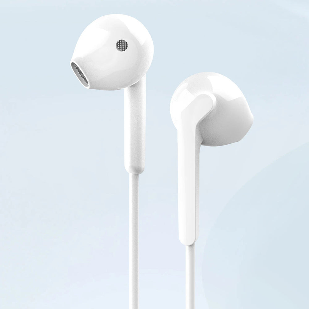 Dudao X3+ hörlurar, trådbundna, 3,5 mm minijack - vita