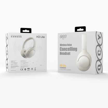 QCY H3 Lite hörlurar med ANC och Bluetooth 5.3 - Vit