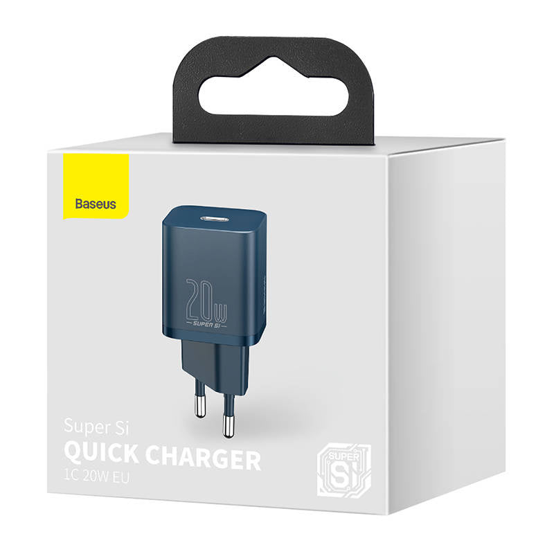 Baseus Super Si snabbladdare 1C 20W (blå