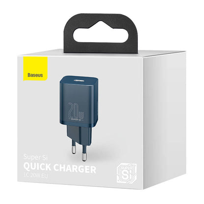 Baseus Super Si snabbladdare 1C 20W (blå