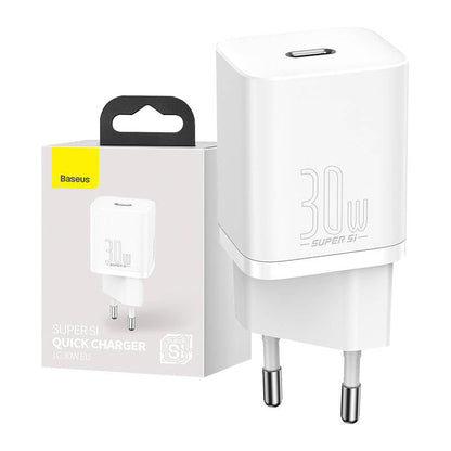 Snabbladdare Baseus Super Si 1C 30W (vit