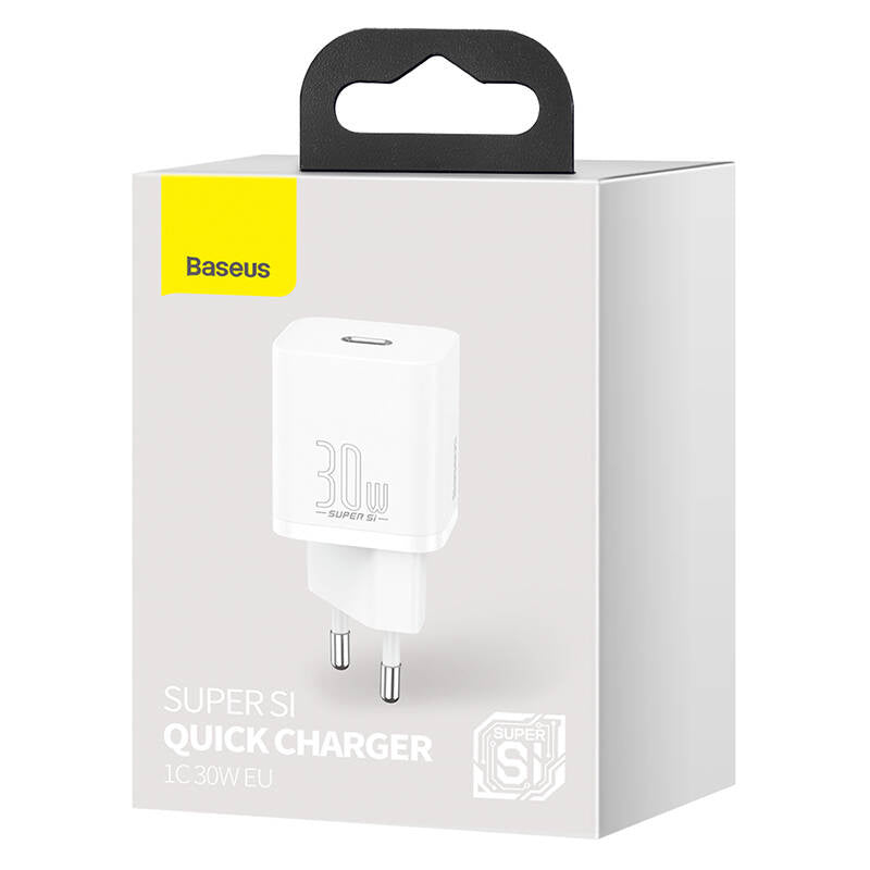 Snabbladdare Baseus Super Si 1C 30W (vit