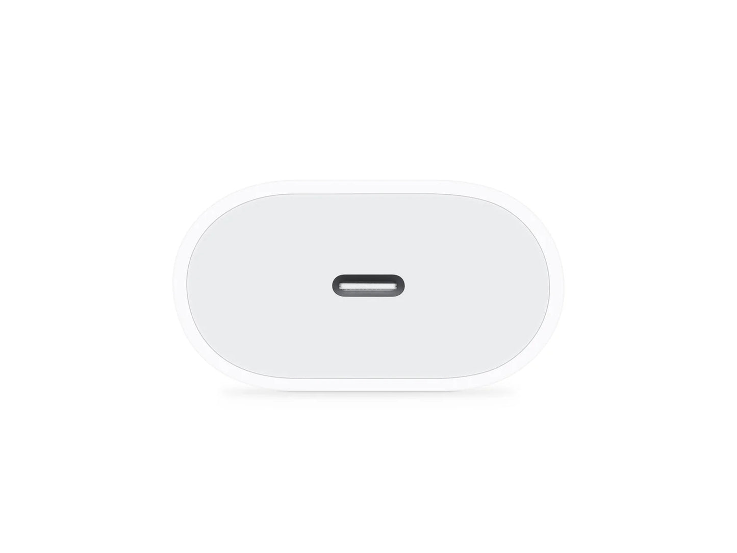 Apple 20W USB-C strömadapter.
