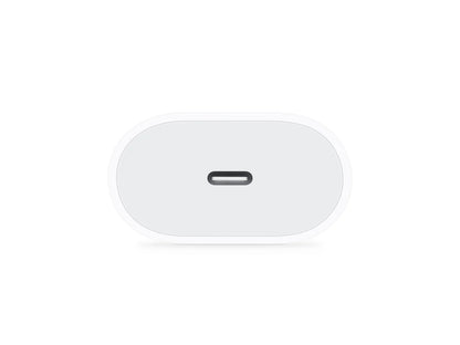 Apple 20W USB-C strömadapter.