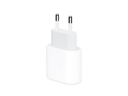 Apple 20W USB-C strömadapter.
