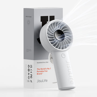 Jisulife Handheld Fan Life4 3600mAh Portable USB Fan - Grå