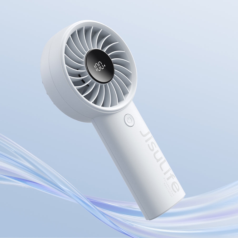Jisulife Handheld Fan Life4 3600mAh Portable USB Fan - Grå