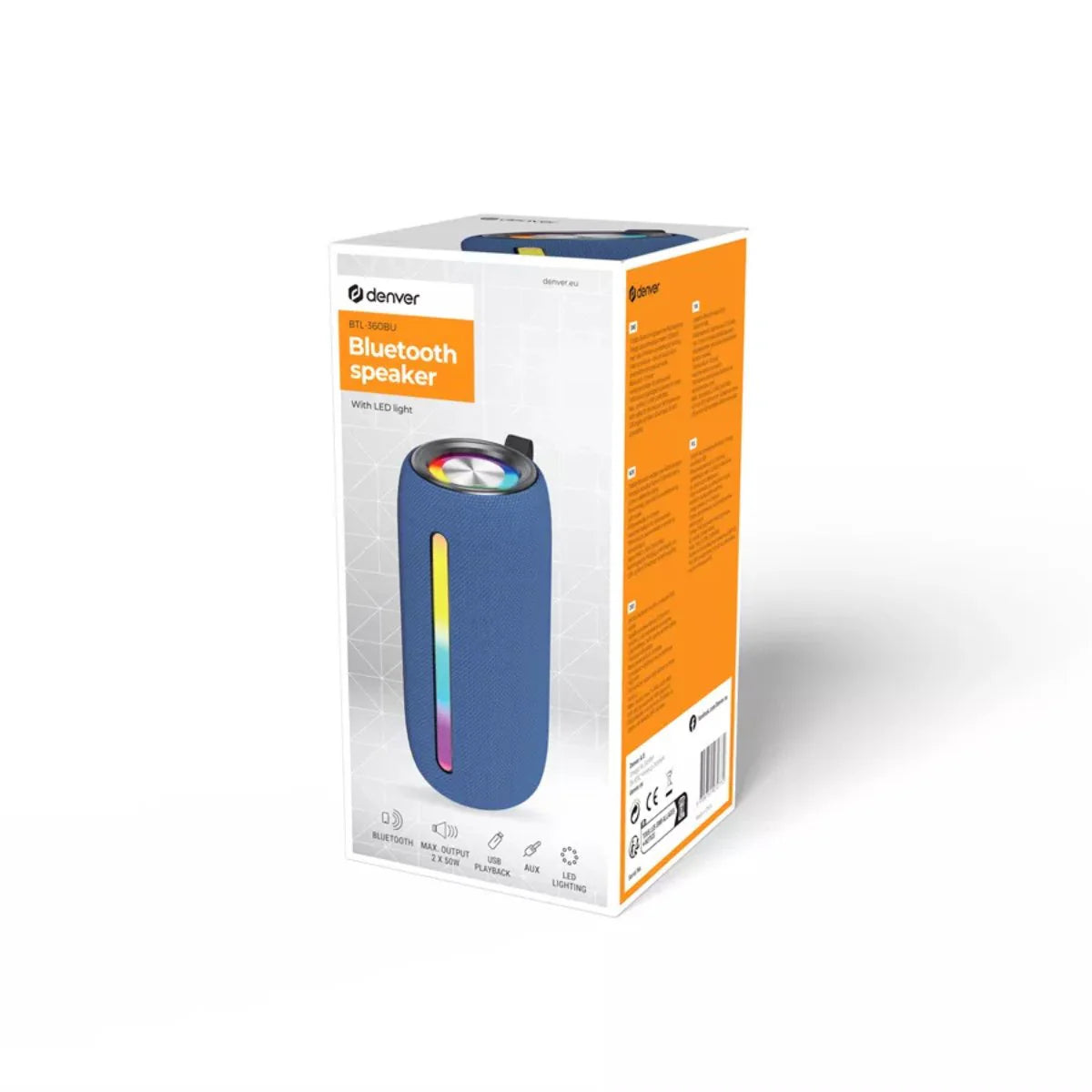 Denver BTL-360BU Bluetooth högtalare blå
