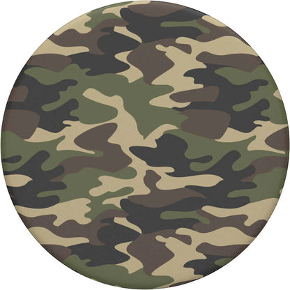 POPSOCKETS Woodland Camo avtagbar grepp med stående funktion
