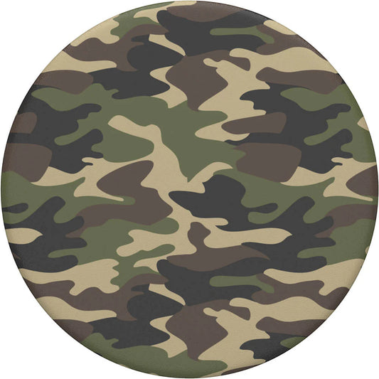 POPSOCKETS Woodland Camo avtagbar grepp med stående funktion
