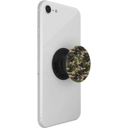 POPSOCKETS Woodland Camo avtagbar grepp med stående funktion