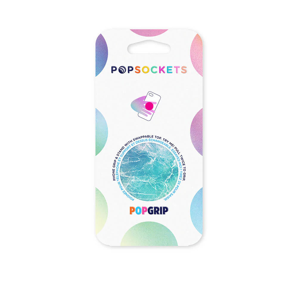 POPSOCKETS Ocean View Avtagbar grepp med stående funktion