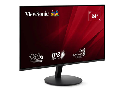 ViewSonic VA24E1-H - LED-skærm - 24" VGA (HD-15) HDMI 120Hz