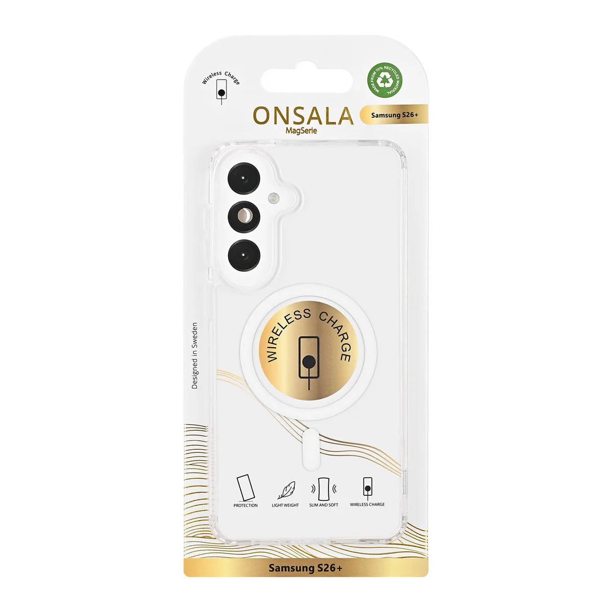 ONSALA  Mobilskal Transparent - Samsung Galaxy S26+