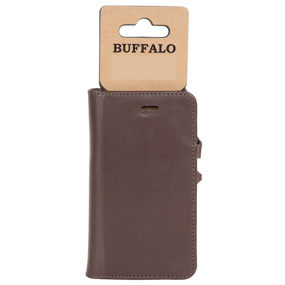Buffalo 2in1 Wallet Leather 3 Card iPhone 11 Brown