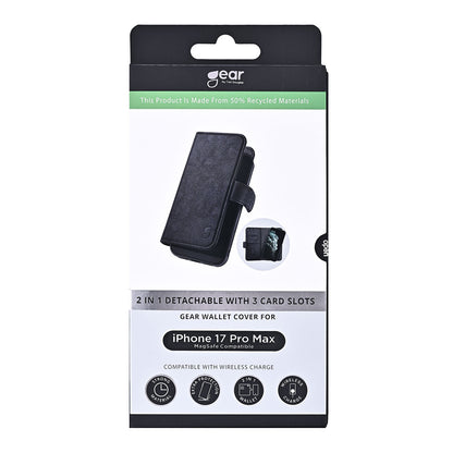 Gear 2in1 3 Card Recycled Mag Serie iPhone 17 Pro Max Black