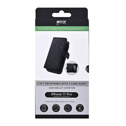 Gear 2in1 3 Card Recycled Mag Serie iPhone 17 Pro Black