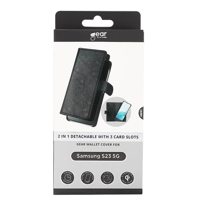 Gear 2in1 Wallet 3 Card Samsung S23 5 G Black