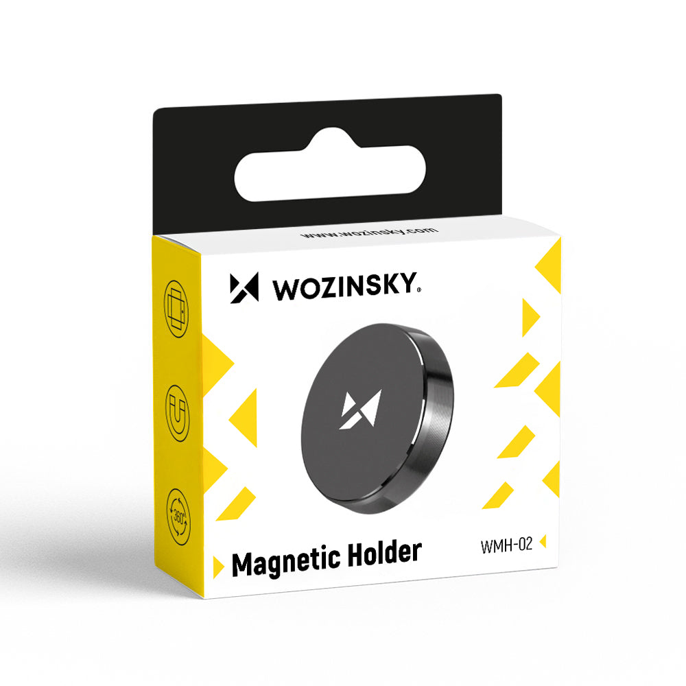Wozinsky självhäftande magnetisk bilbräda Mount Black (WMH-02)