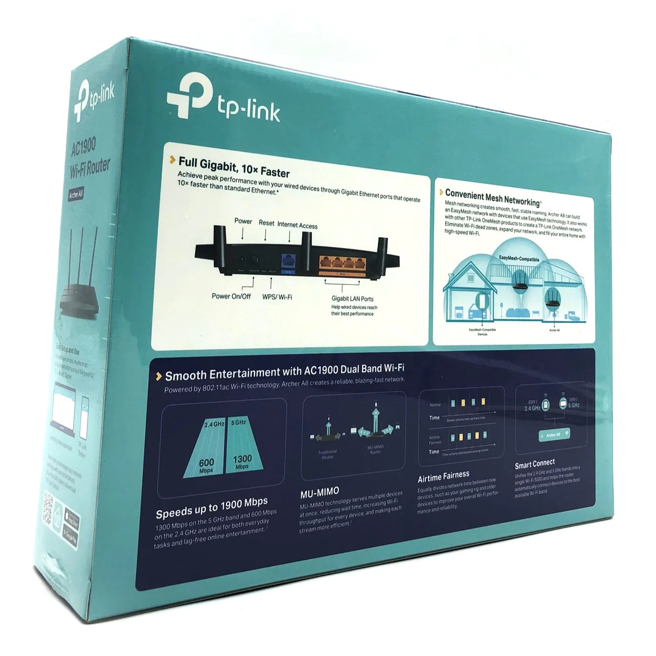 TP-Link Archer A8 trådlös router