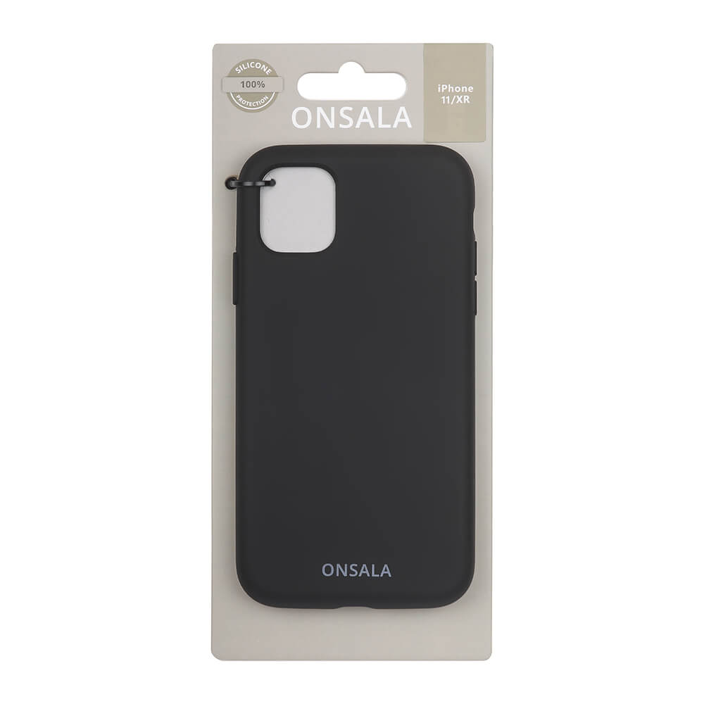 Onsala Mobil Cover Silicone Black iPhone 11 / Xr