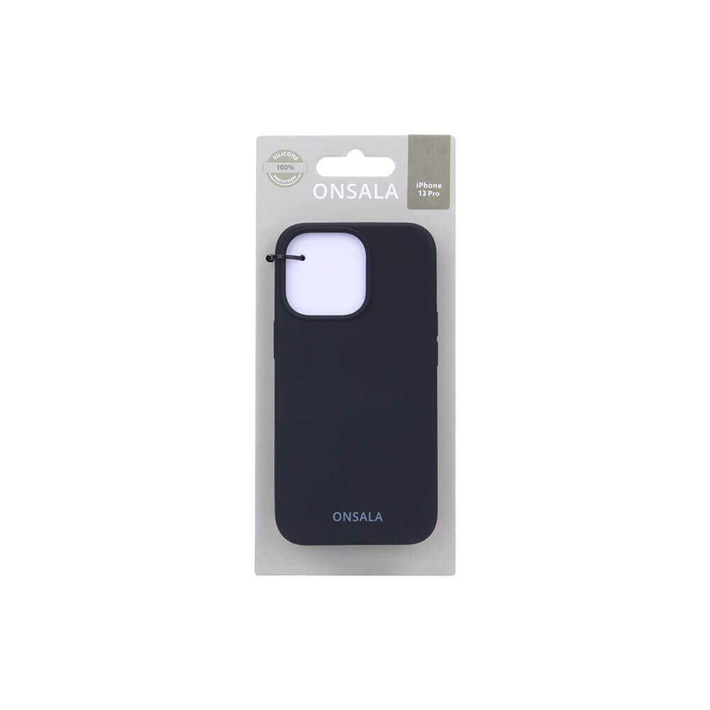 Onsala Mobilcover Silicone Black iPhone 13 Pro