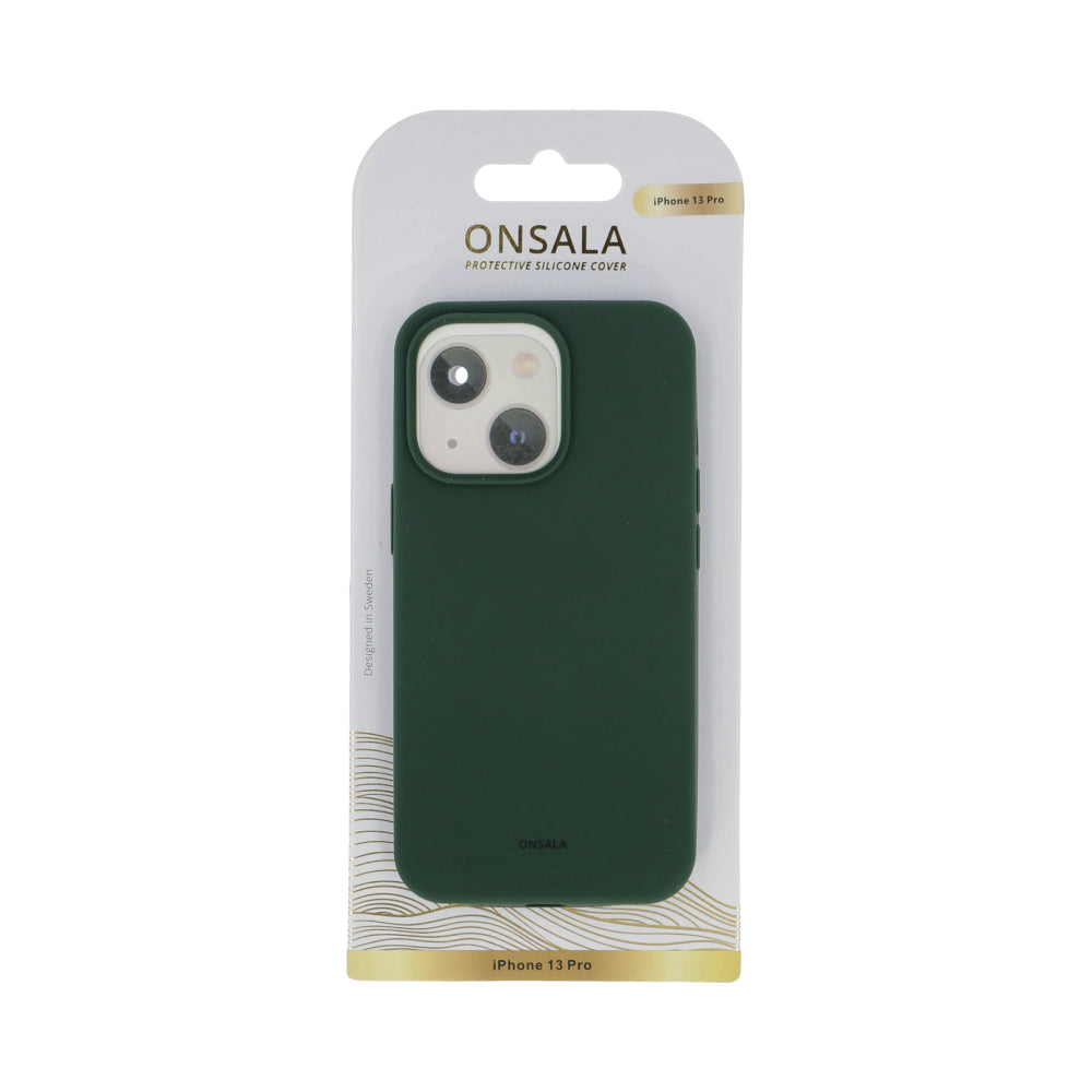 Onsala Mobilecover Silicone iPhone 13 Pro Olive Green