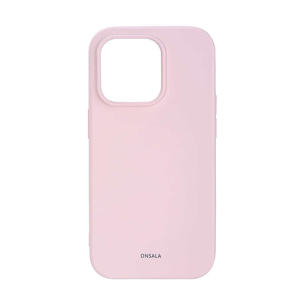 Onsala Backcover Silicone iPhone 14 Pro 6,1" Chalk Pink
