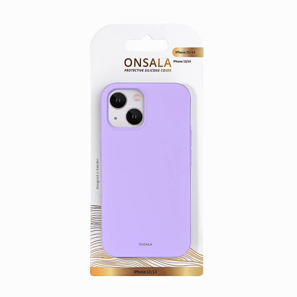 Onsala Backcover Silicone iPhone 13 /14 6,1" Purple