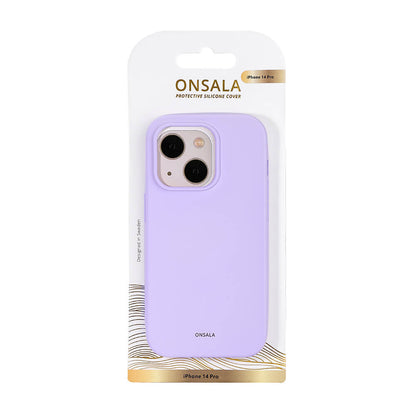 Onsala Backcover Silicone iPhone 14 Pro 6,1" Purple