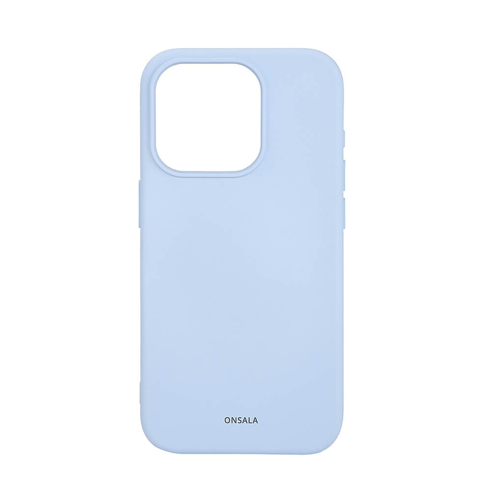 Onsala Back Sil Touch Recycled Mag Serie iPhone 15 Pro Light Blue