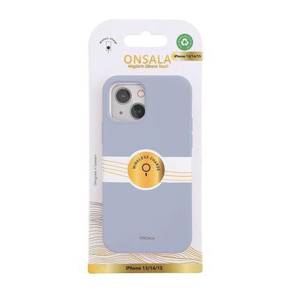 Onsala Backcover Sil Touch iPhone 13 /14 Summer Sky