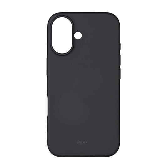 Onsala Back Sil Touch Recycled Mag Serie iPhone 16 Black