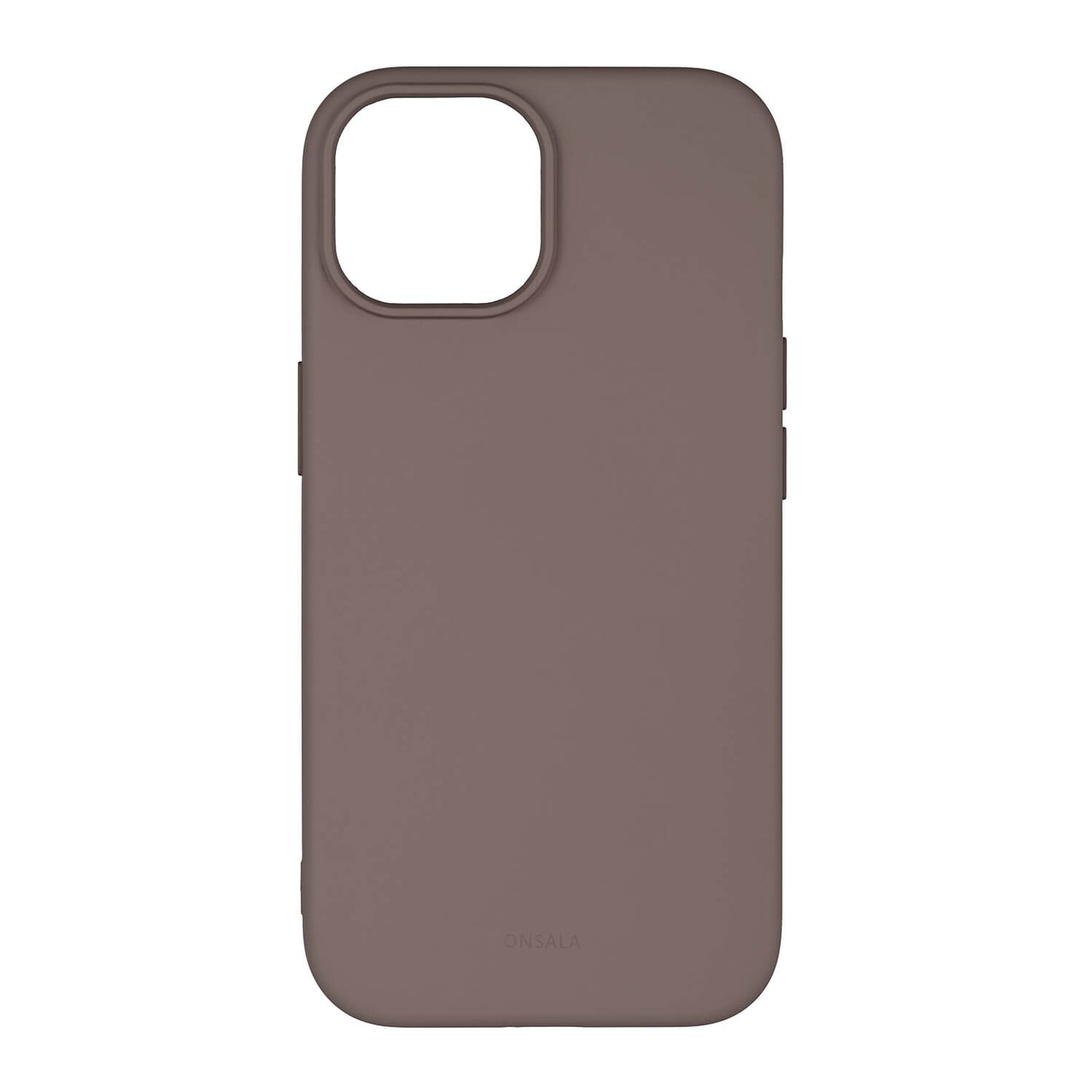 Onsala Back Sil Touch Recycled Mag Serie iPhone 13/14/15 Chocolate