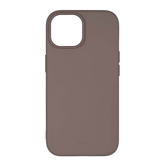 Onsala Back Sil Touch Recycled Mag Serie iPhone 13/14/15 Chocolate