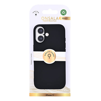 Onsala Back Sil Touch Recycled Mag Serie iPhone 17 Black