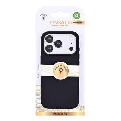 Onsala Back Sil Touch Recycled Mag Serie iPhone 17 Pro Black