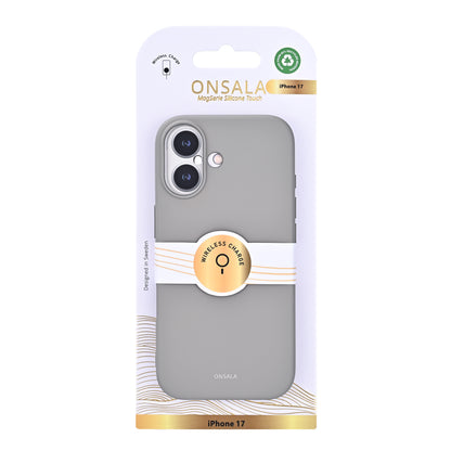 Onsala Back Sil Touch Recycled Mag Serie iPhone 17 Concrete