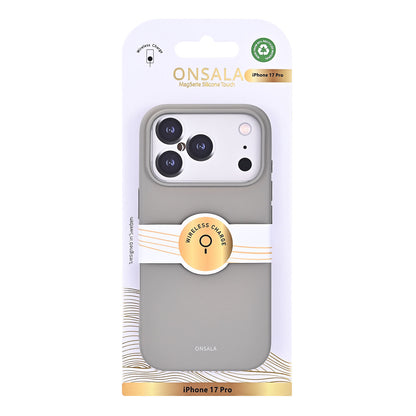 Onsala Back Sil Touch Recycled Mag Serie iPhone 17 Pro Concrete